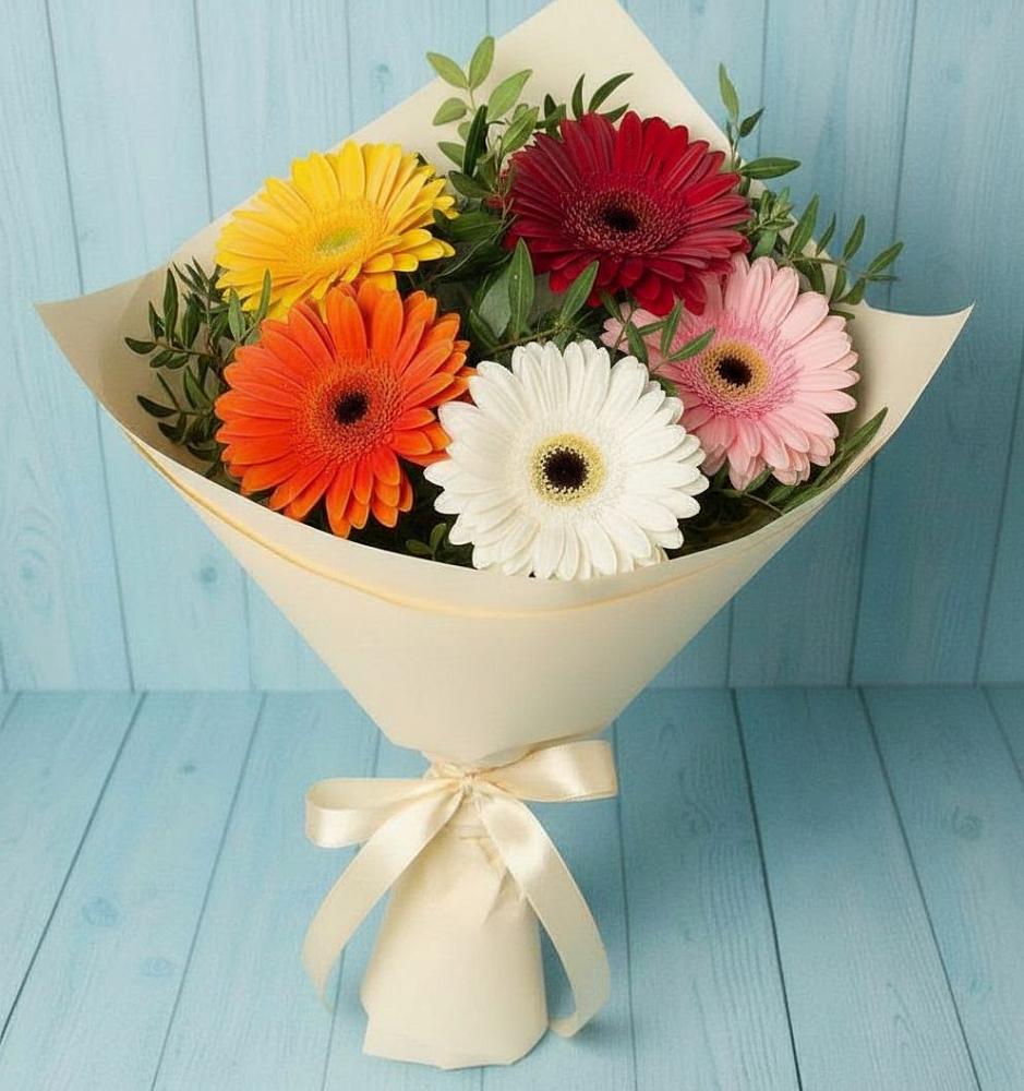 Букет цветов из: Герберы в Непецино