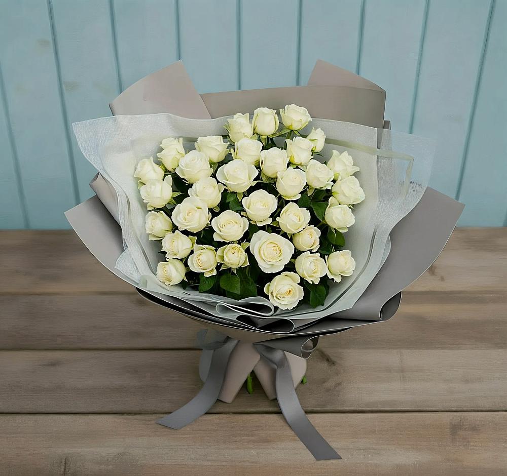 Букет Белоснежная нежность в Непецино