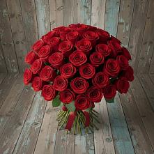 Букет 55 Красных роз Фридом #REPLACE_PRED# Непецино