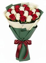 Букет Микс из красных и белых роз #REPLACE_PRED# Непецино