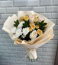 Букет цветов из:  Розы и Хризантемы #REPLACE_PRED# Непецино