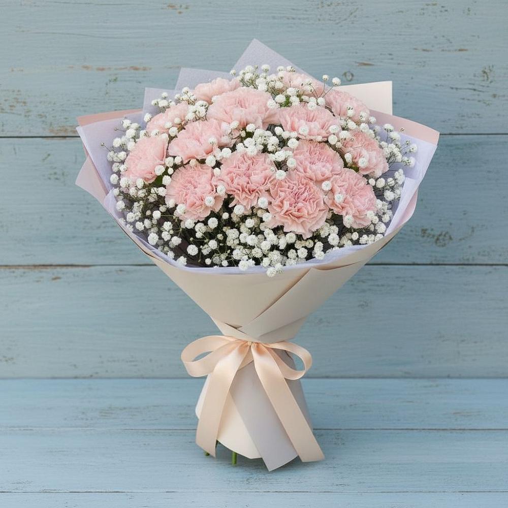 Букет цветов из: Гвоздики в Непецино