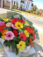 Букет цветов из:  Герберы #REPLACE_PRED# Непецино