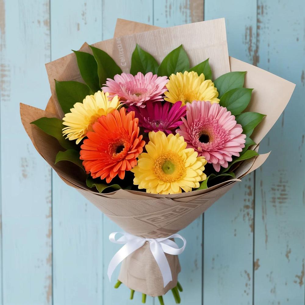 Букет цветов из: Герберы в Непецино