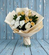 Букет цветов из:  Розы и Хризантемы в Непецино