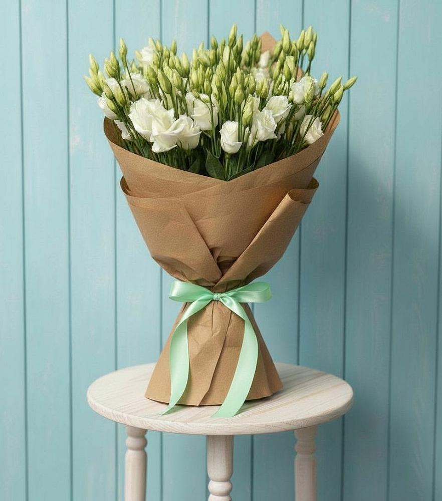 Букет цветов из: Лизиантусы в Непецино