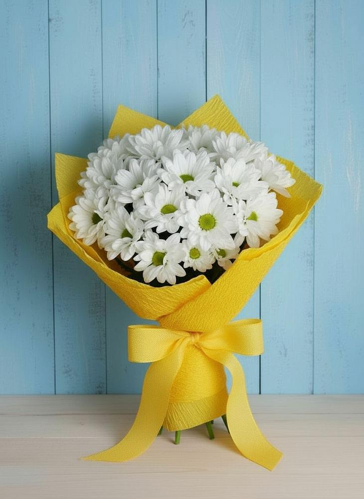 Букет цветов из: Хризантемы в Непецино