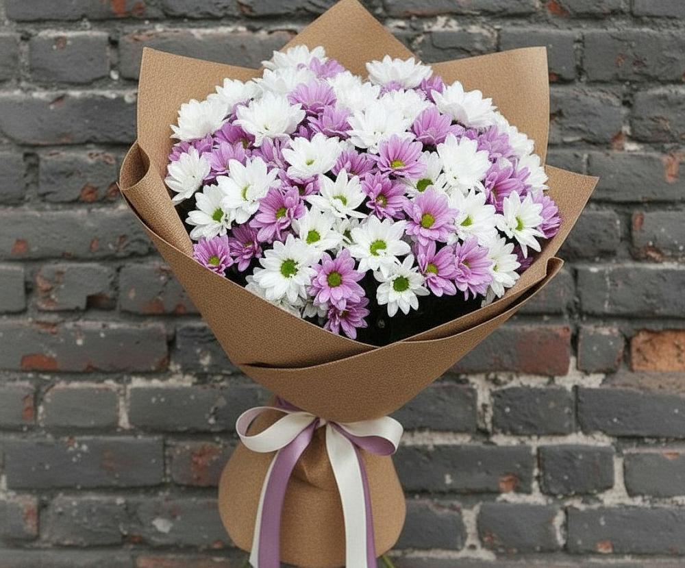 Букет цветов из: Хризантемы в Непецино