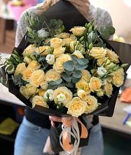 Букет цветов из:  Розы и Лизиантусы #REPLACE_PRED# Непецино