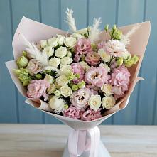Букет цветов из:  Альстромерии и Розы в Непецино